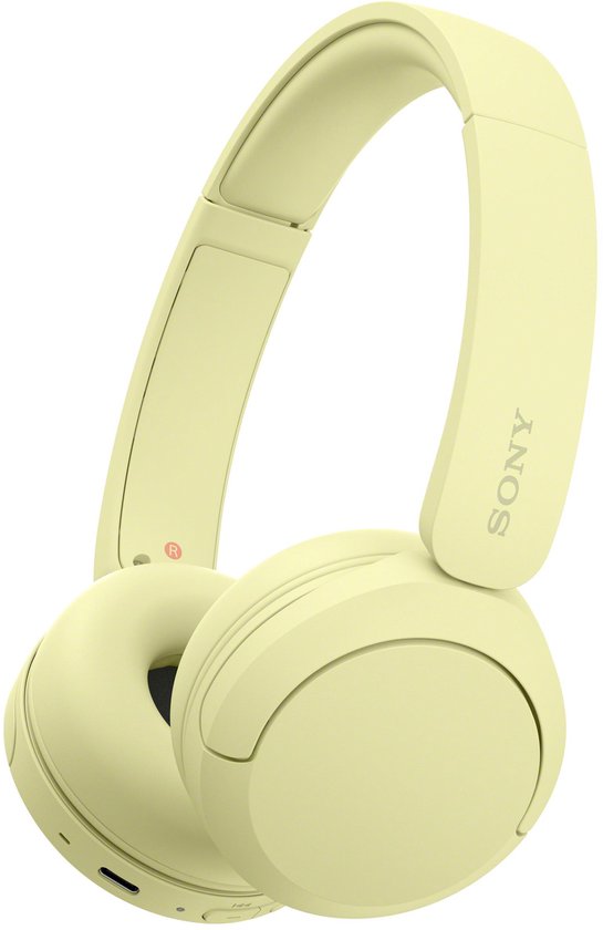 Sony WH-CH520 Draadloze On-Ear Koptelefoon Geel - Sony - €39,00