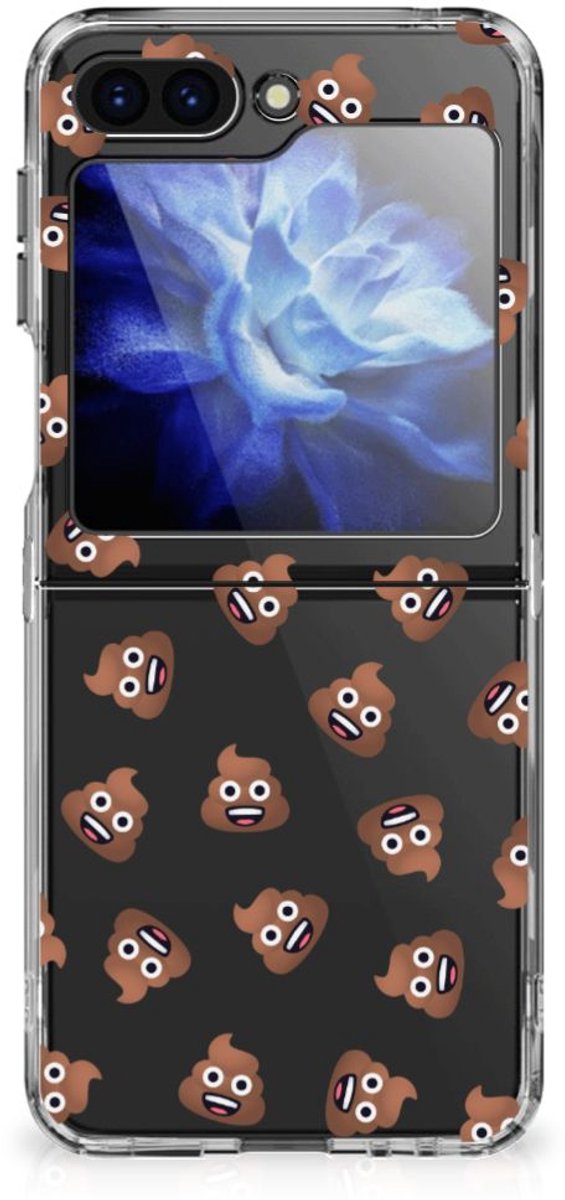 TPU bumper voor Samsung Galaxy Z Flip 6 Poep Emojis