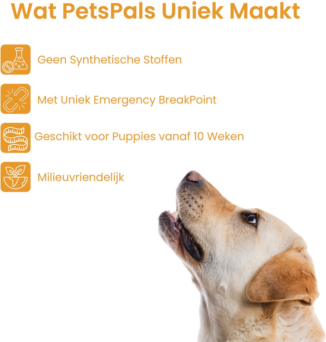 PetsPals TeekShield™ Natuurlijke Halsband voor Honden – Verstelbaar en Comfortabel - Met Natuurlijke Oliën – foto 2