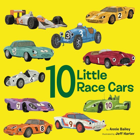10 Little Vehicles - 10 Little Race Cars - cover