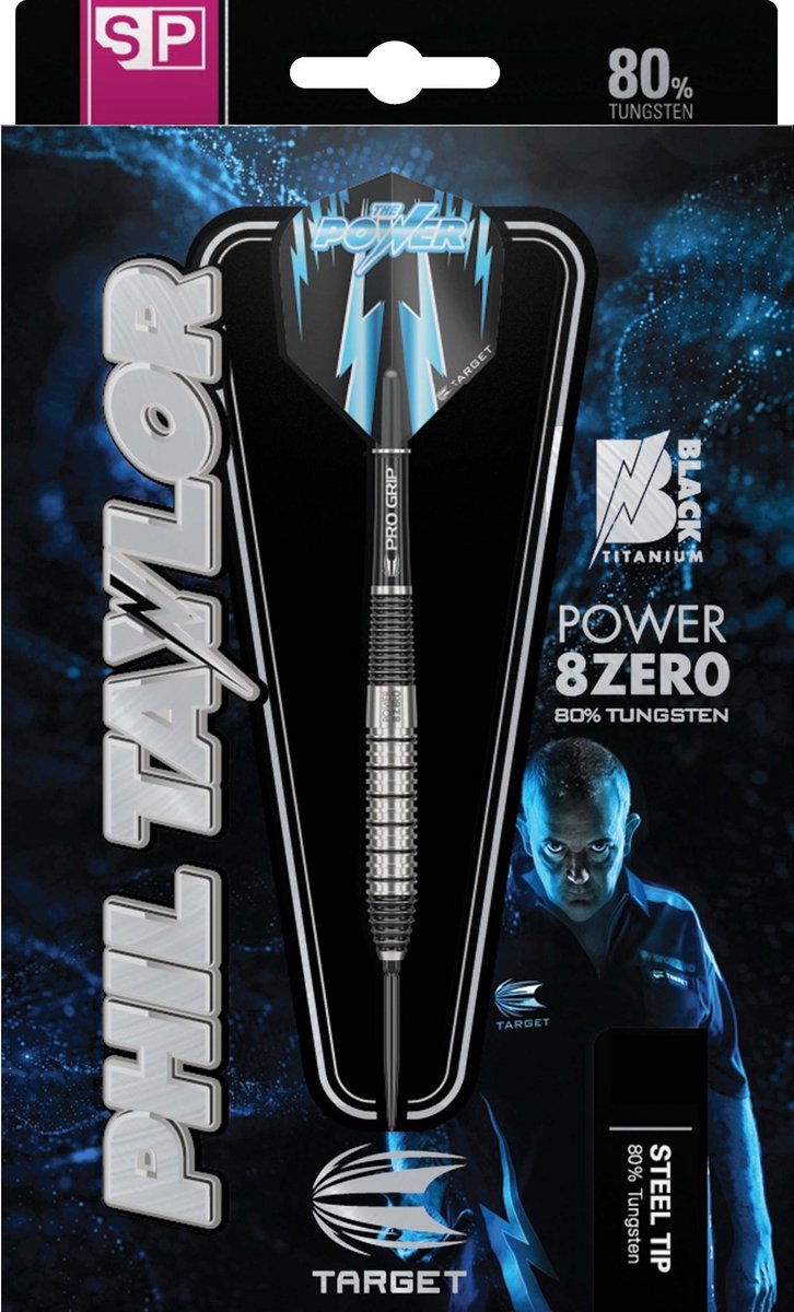 Target Phil Taylor Power 8ZERO 2 Swiss Point 80% - Dartpijlen 24 Gram