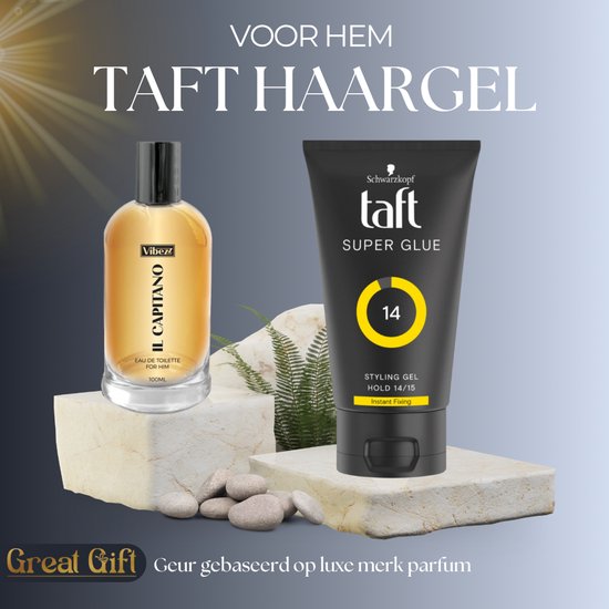 GreatGift - Coffret cadeau de Luxe Vaderdag - Pour papa - Coffret cadeau de Luxe - Ferrero Rocher - Parfum - Gel capillaire Taft - Cadeau Uniek pour lui