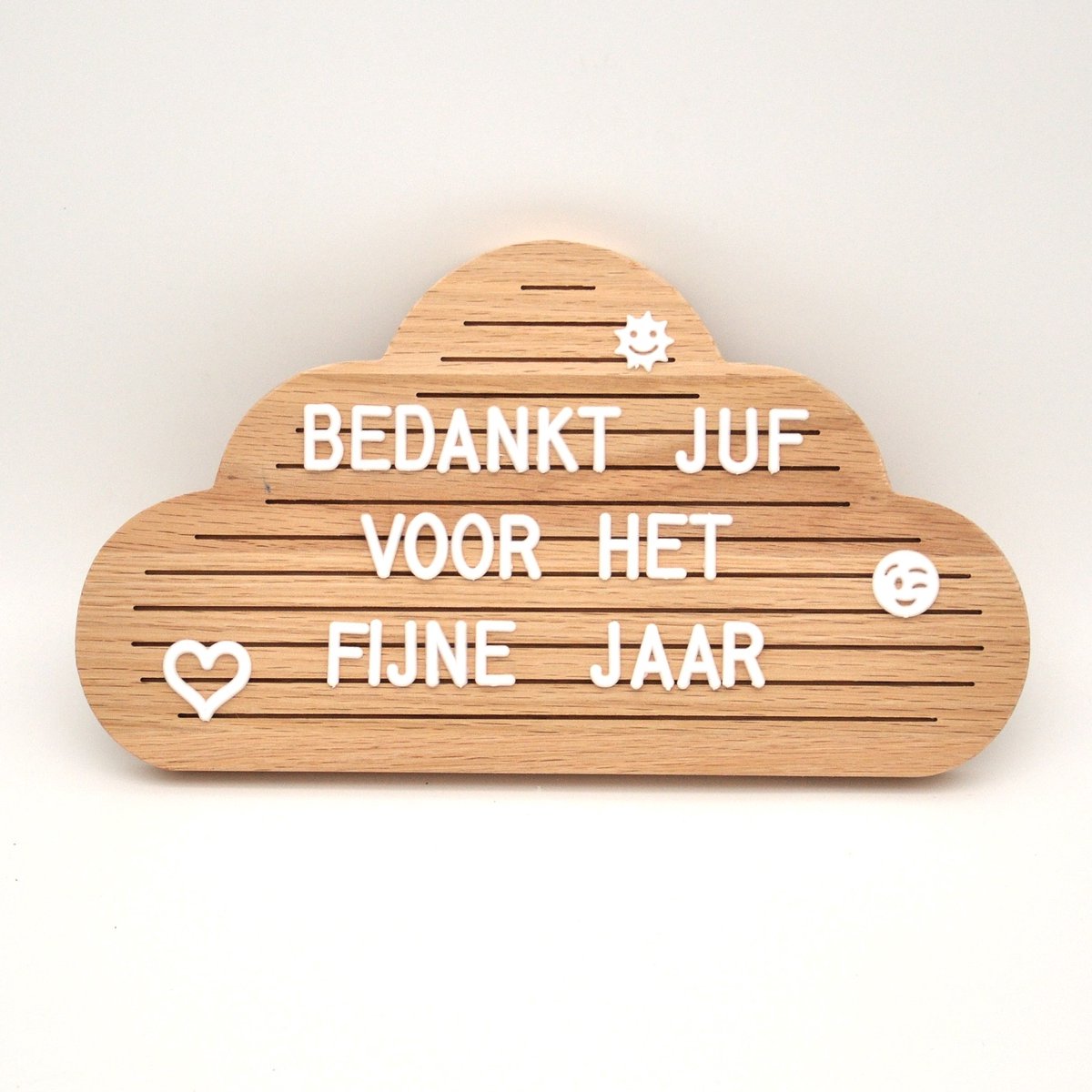Letterbord Wolk