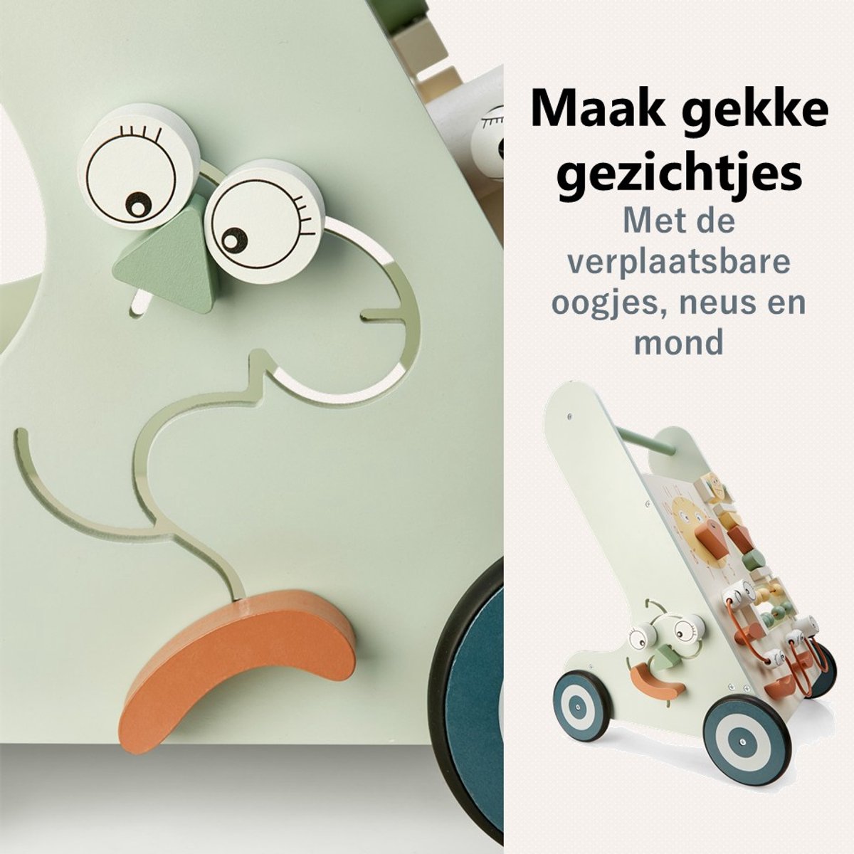 Loopwagen The Goofy Walker - Houten Loopkar