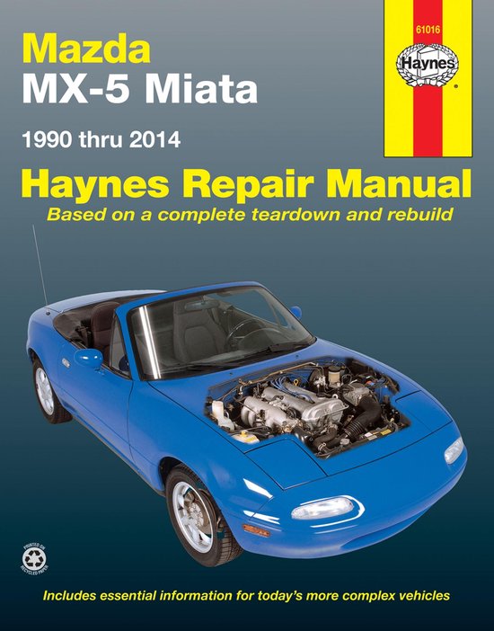 Mazda MX 5 Miata Automotive Repair Manua - cover