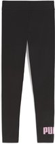 PUMA ESS 2 COLOR No.1 Logo Leggings G Meisjes Sportlegging - PUMA Black-Poised Pink