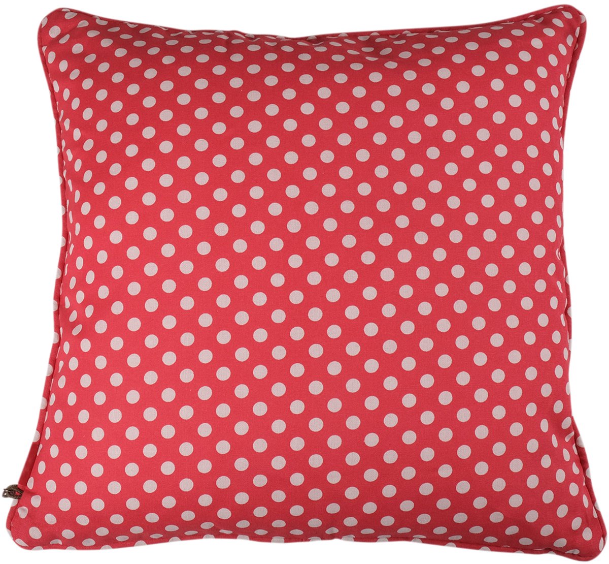 Linen & More Kussen Meggie Rood | 45 X 45 | Sierkussen Voor Woonkamer Of Slaapkamer