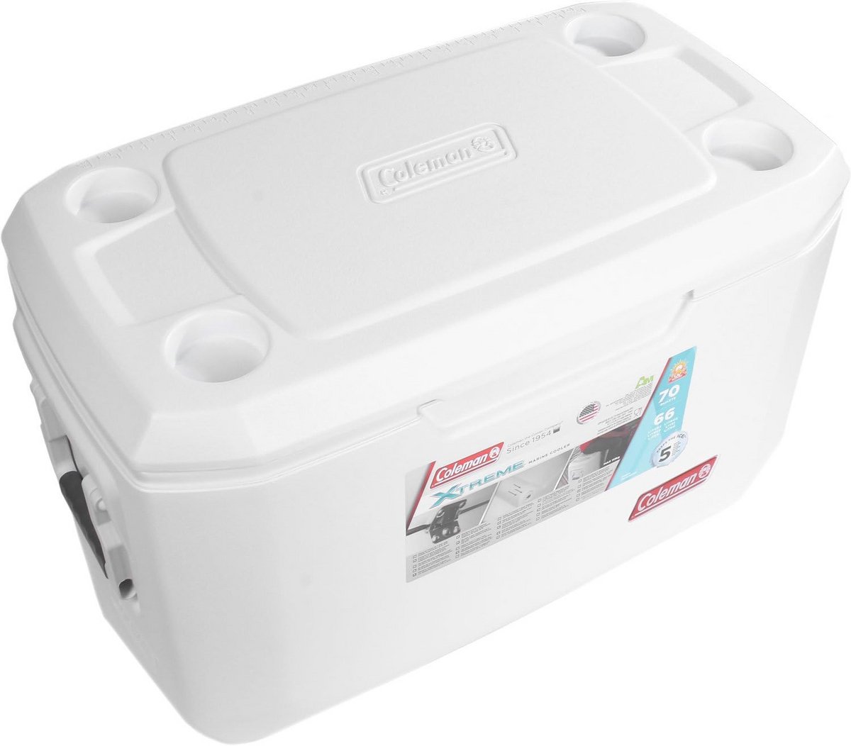 Koelbox 66 Liter XL met Hoge Koelcapaciteit voor Warm Klimaat