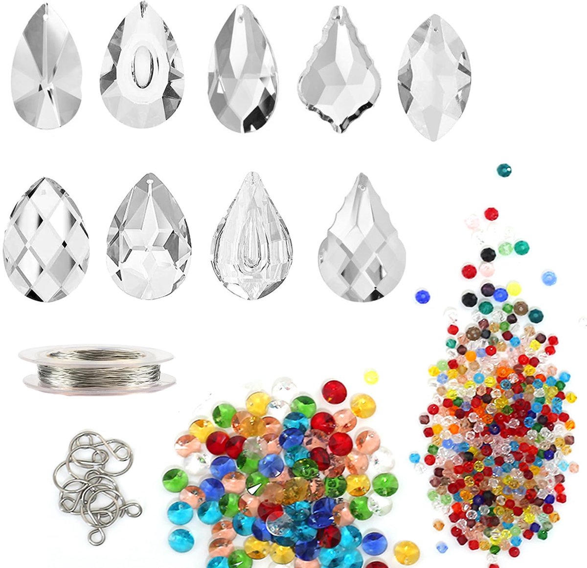 Ibenzoa® Compleet Set voor het Creëren van Kristallen Zonnevangers – 9 Individuele Elementen