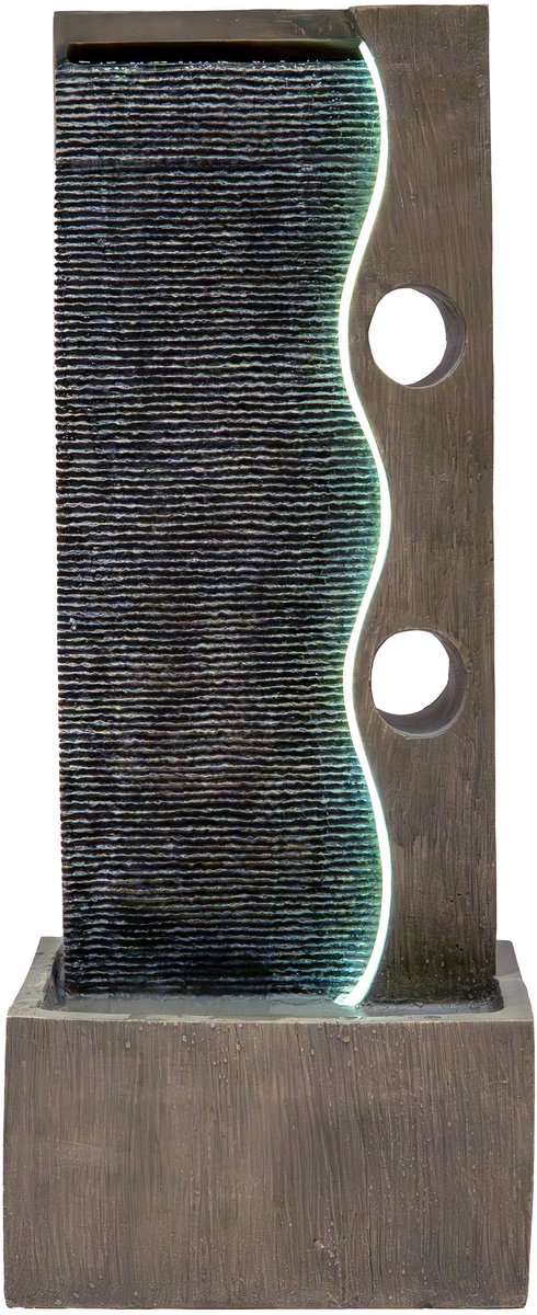 Cascade Buiten Waterornament Elektrisch Tuin Fontein LED Pomp Harmony Falls