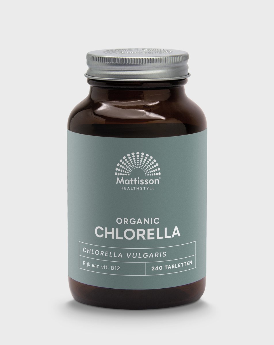 Goedkoopste Mattisson - Biologische Chlorella 500mg - Groene Eencellige Zoetwateralg - Voedingssupplement - 240 Tabletten