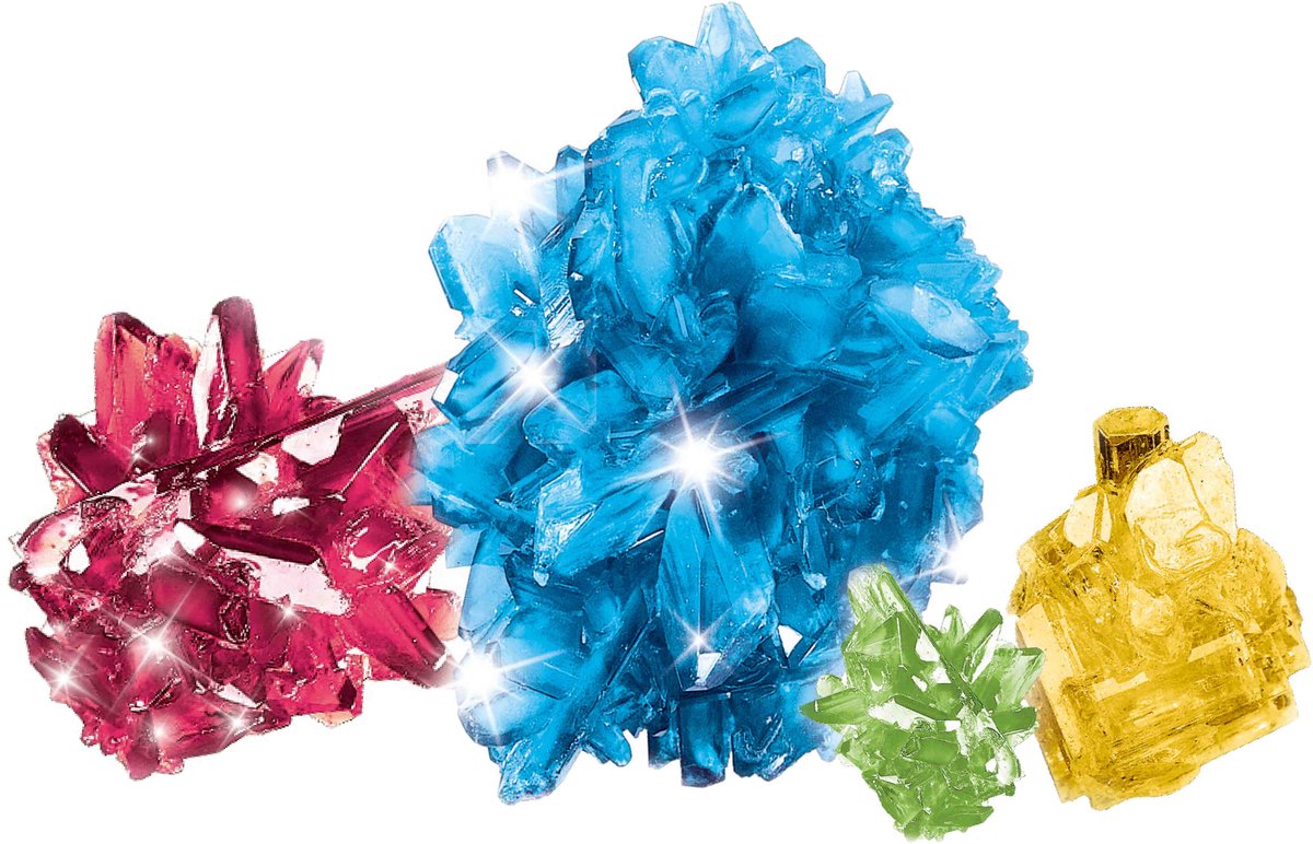 KOSMOS Grow Crystals - Experimenteerset - Kweek Je Eigen Gekleurde Kristallen - Inclusief Schatkist om Je Kristallen te Bewaren - Leer Scheikunde en Kristalgroei - STEM Speelgoed - Vanaf 10 Jaar — afbeelding 6