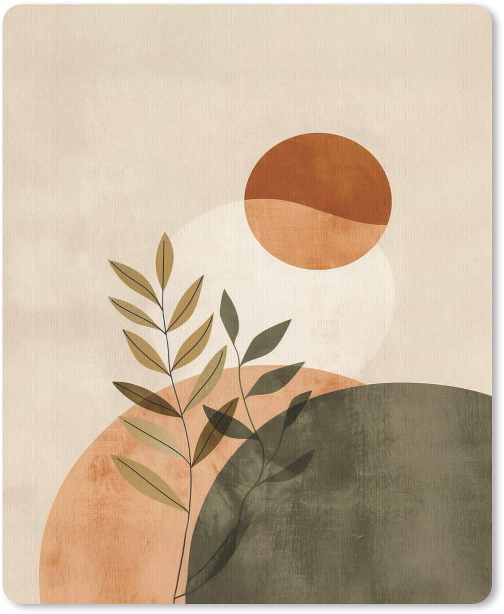 Muismat 19x23 cm - Mousepad Takken - Vormen - Abstract - Muismatten