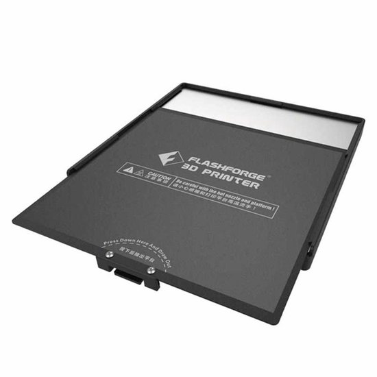 Foto: Flashforge flashforge bouwplatform voor adventurer 3 removable build plate assembly 20 000744001