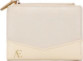 aramae® - Portefeuille femme - Porte-cartes femme avec compartiment à monnaie - Wit/ Beige