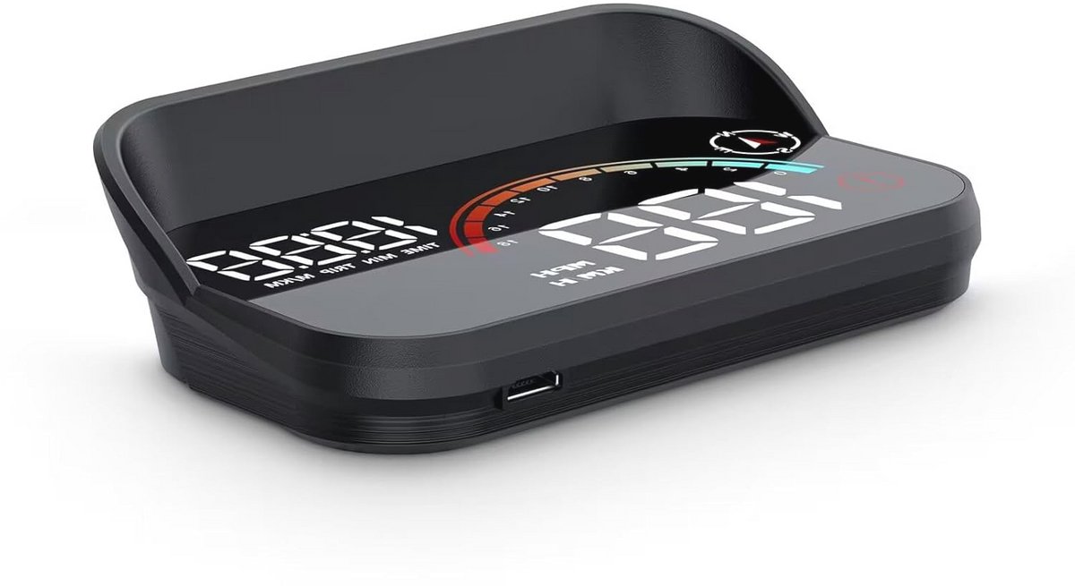 Head-up Display Auto met GPS Snelheidsmeter en Toerenteller