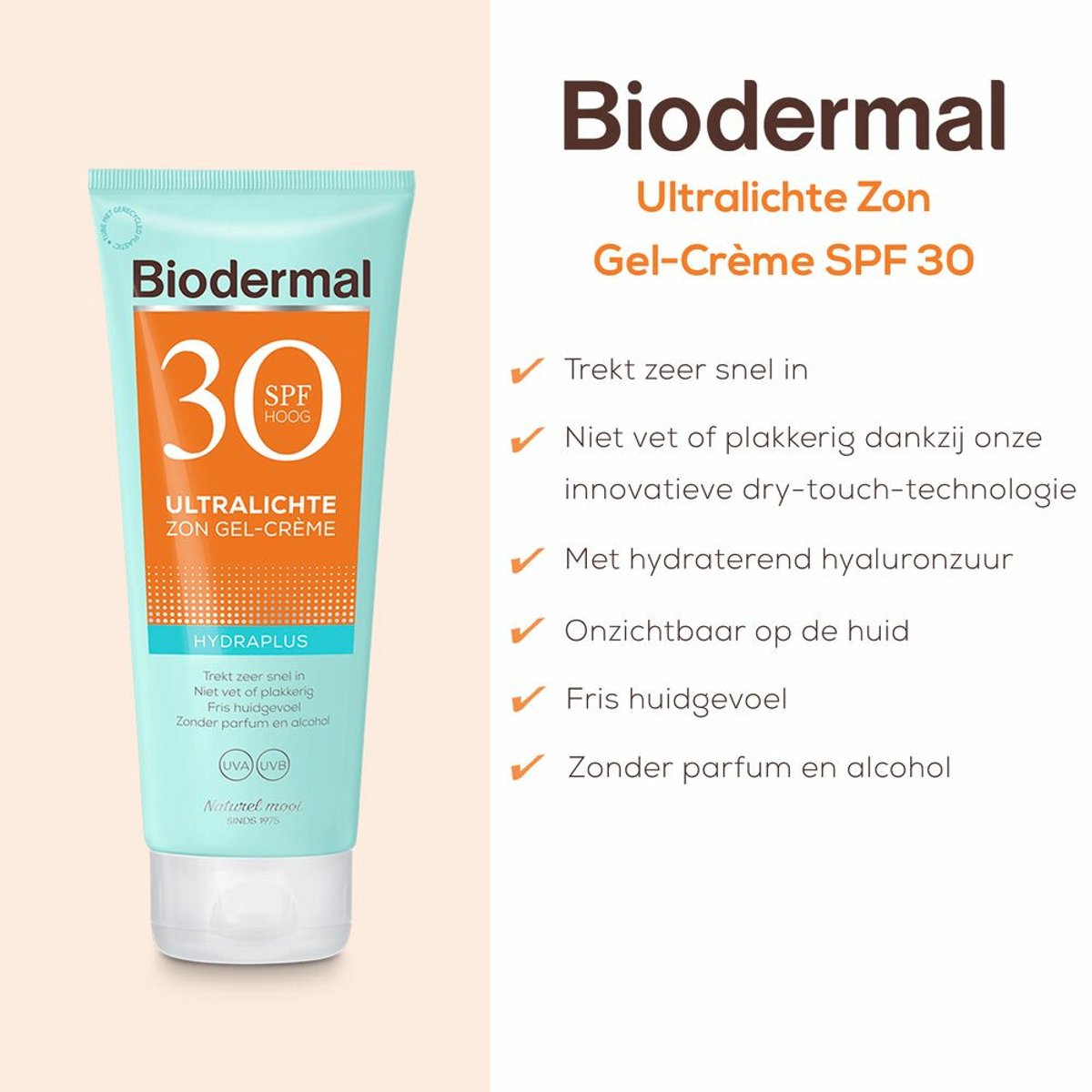 Biodermal Sun Body Gel Cream SPF 30 - 2 x 200 ml - Voordeelverpakking