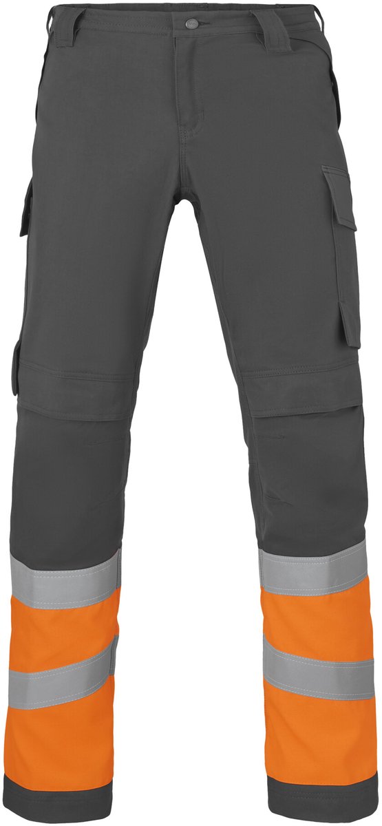 HAVEP Werkbroek Multiprotector 80569 - Charcoal/Fluo Oranje - 58