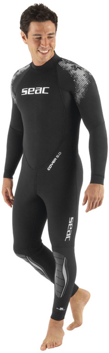 Seac Sub M.lungo Cover 5 Mm Freediving Wetsuit Zwart XL