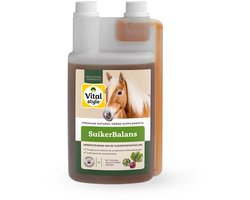 VITALstyle Suikerbalans - Paarden Supplementen - Ondersteunt De Suikerstofwisseling - Met o.a. L-Carnitine & Artisjok - 1 L