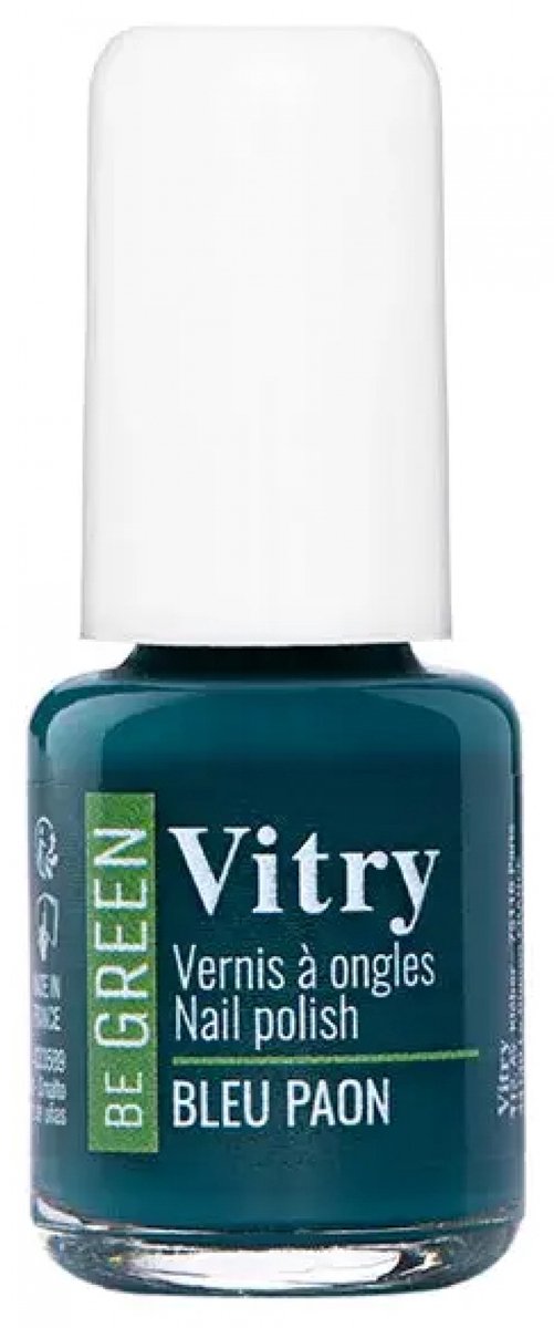 Vitry Be Green Nagellak 6 ml (Kleur : Pauwblauw)
