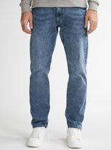 Petrol Industries Heren Jeans Regular Tapered Fit Russel - Spijkerbroek - Stretchdenim - Essentials Collection - Blauw - Maat W31L34