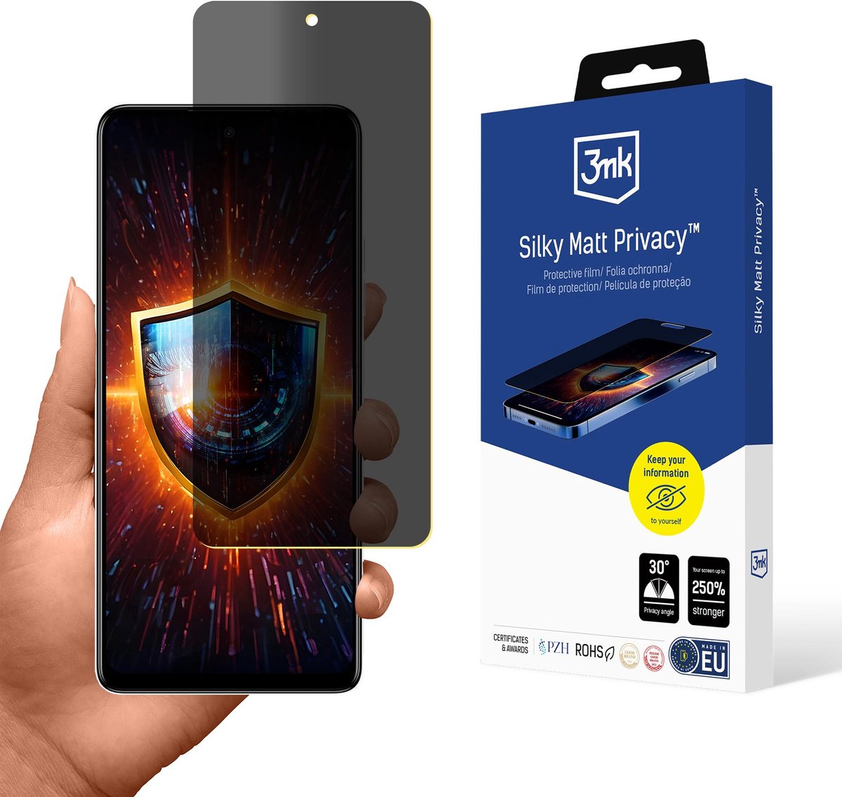 3Mk Zijdezachte Matte Privacybeschermfolie Voor Tecno Spark 10 Pro Matte Bescherming