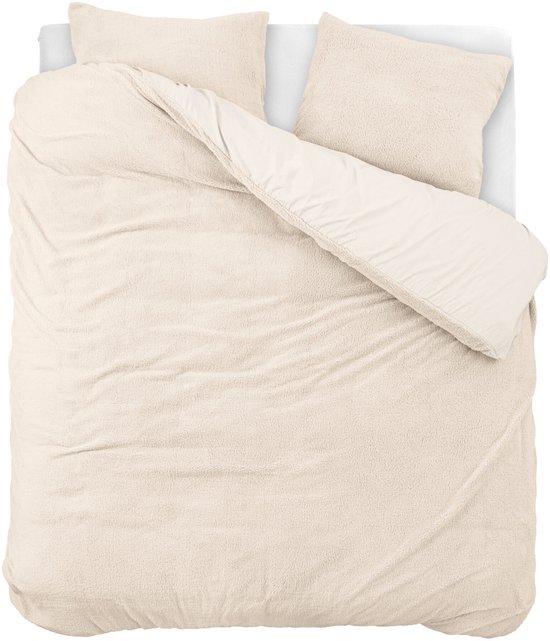 Sleeptime Teddy Dekbedovertrek - 200x200/220 + 2 kussenslopen 60x70 - Creme - Tweepersoons