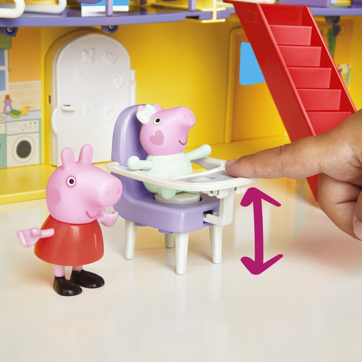 Peppa Pig Familie Huis - Groot uitklapbaar speelgoed huis - Duurzaam — afbeelding 5