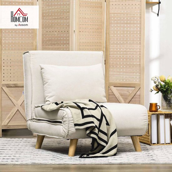 Nancy's Maenza Slaapbank - Slaapfauteuil - Stoel met Slaapfunctie - Gr – Nancy Homestore