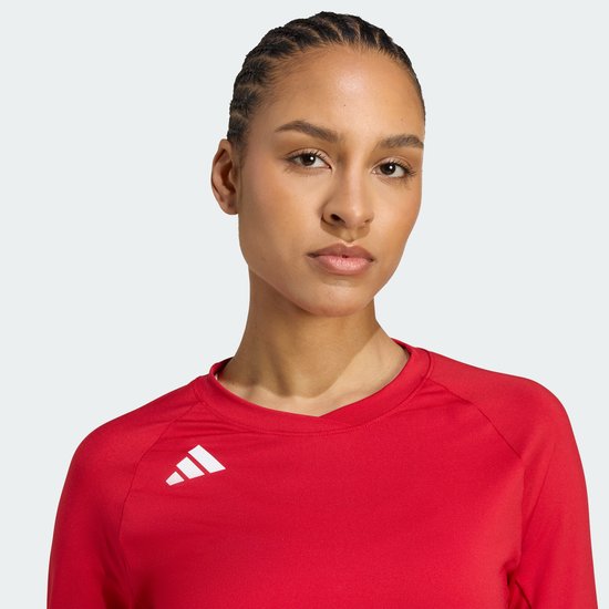 adidas Performance HILO Long Sleeve Volleybalshirt - Dames - Rood
