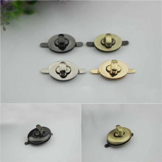 Semetall 4 stks Purse Twist Turn Lock Metalen Tas Koppelingen Sluitingen Turn Lock Sluiting Hardware, Goud Semetall 4 stks Purse Twist Turn Lock Metalen Tas Koppelingen Sluitingen Turn Lock Sluiting Hardware, Goud