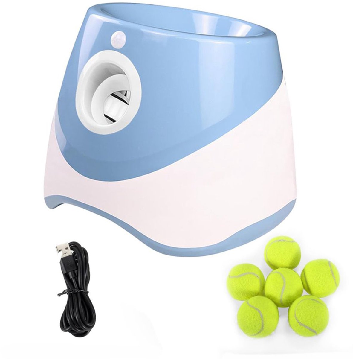 Ballenwerper voor Honden - Blauw en Wit