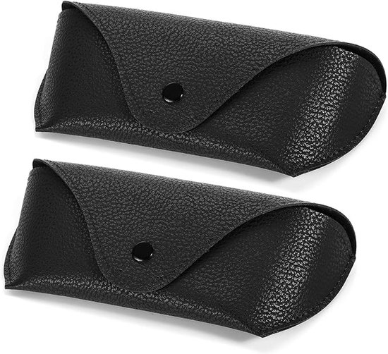 FEFI - Klassieke vintage brillenkoker in lederlook - Hardcase