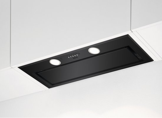 AEG DGE5861HR Dampkap Hidden inbouwgroep, 77 cm, LED-verliching, H²H, zwart