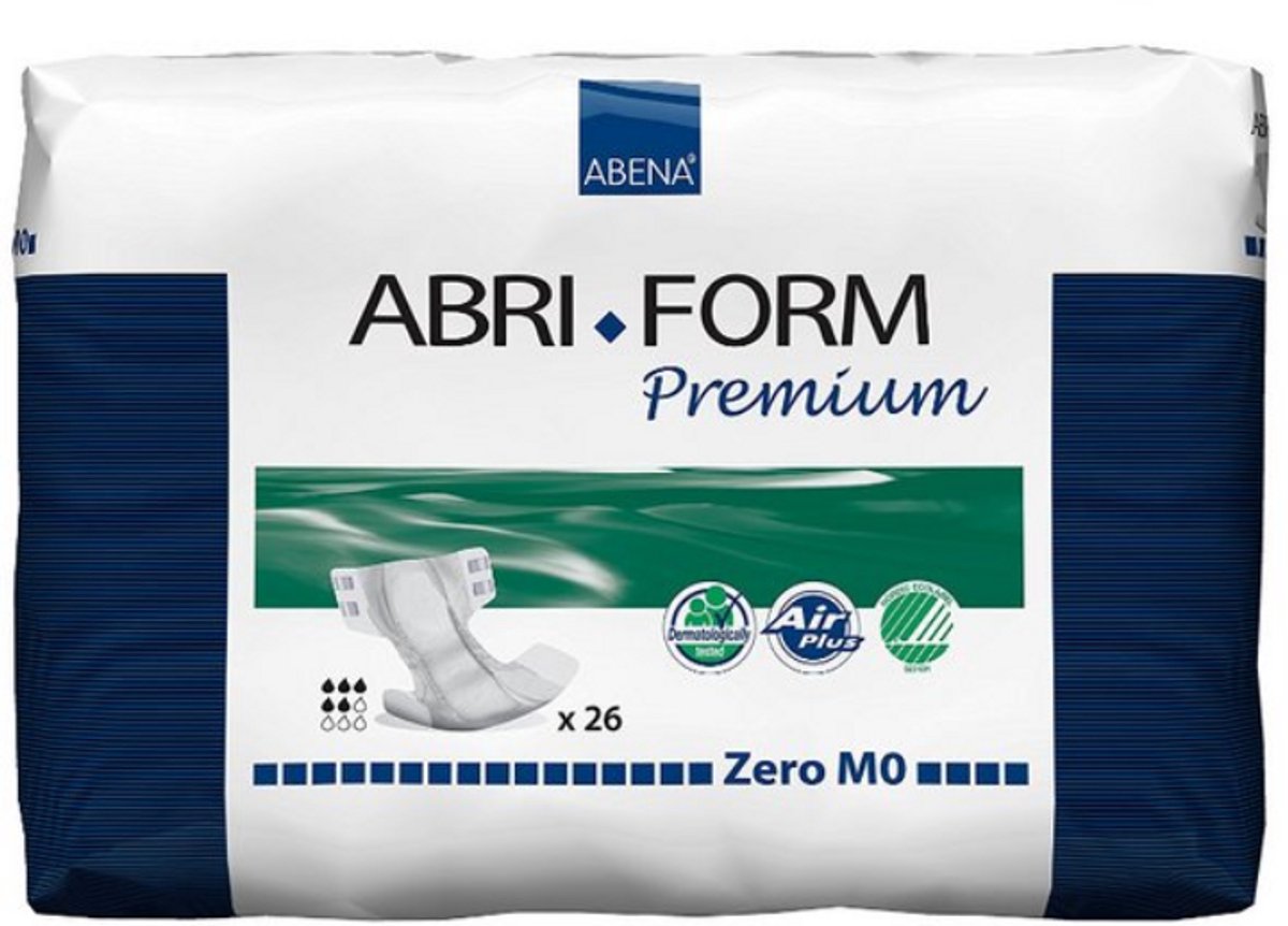 Abena Slip Premium 0 Medium - 4 pakken van 26 stuks