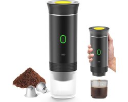 3-in-1 Draagbare Espressomachine Met Capsules & Gemalen Koffie - Koffiezetapparaat Voor Thuis En Kantoor