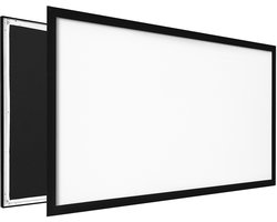 Projectiescherm, 110 inch, 16:9 4K HD met vast frame voor home cinema en buitentoepassingen