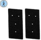 Bramokava 2x Filter geschikt voor Droger Whirlpool Bauknecht Ignis ( met 4 gaatjes) - 481010345281 - 8015250474909 - 481010716911 - 220 x 110 mm - Spons Foam Schuimfilter
