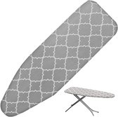 Bol.com Hoes voor Strijkplank met Elastische Hoeken - Katoenen Bekleding - Geschikt voor Strijktafels van 40-45cm Breedte en 120... aanbieding