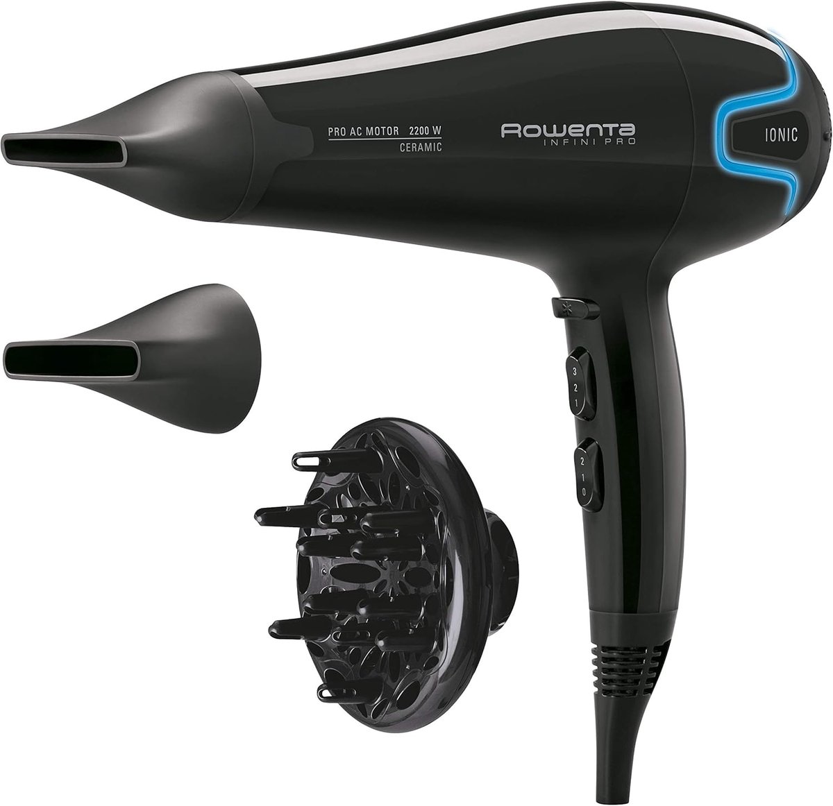 Professionele Haardroger met AC-motor en Ionic Functie – Luchtstroom tot 120 km/u