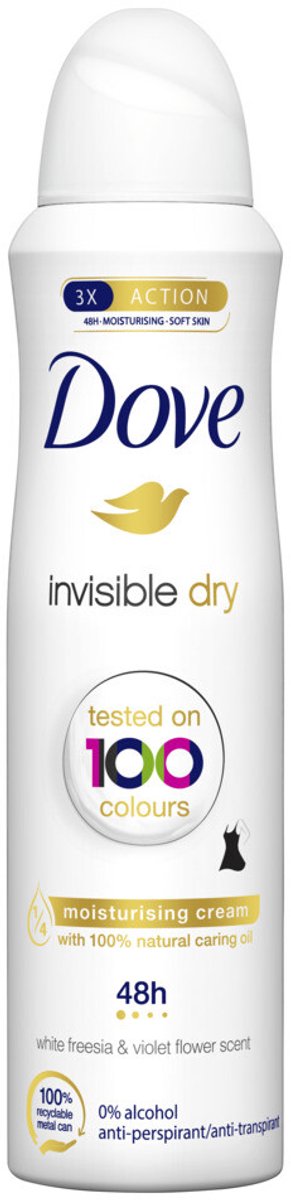 Dove Deodorant Spray Invisible Dry - 3 x 150 ml - Voordeelverpakking