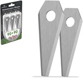 Lames universelles pour tondeuses robotisées To the South® compatibles avec Bosch Indego, Honda Miimo HRM 40 (Live) et HRM 70 Live - Acier - 90 pièces