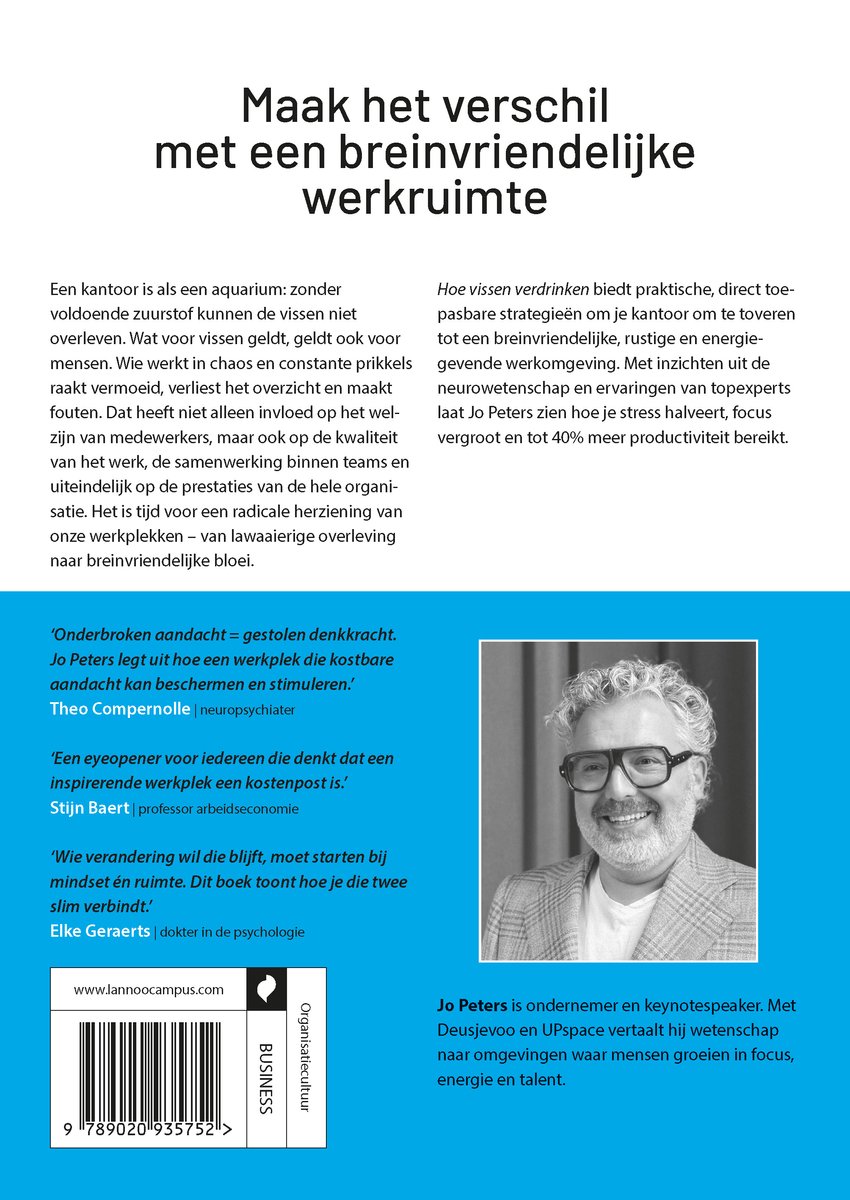 Hoe vissen verdrinken - back cover