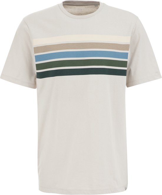 WE Fashion Heren regular fit T-shirt met print