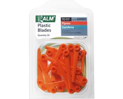 20x ALM maaimessen geschikt voor Gardena - Accutrimmer ComfortCut Turbotrimmer EasyCut RotorCut - grastrimmer mesjes - kantenmaaier trimmer reservemessen