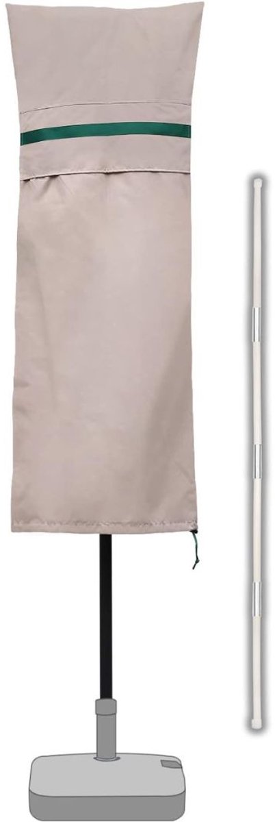BrandLooss Parasolhoes voor Zweefparasol - Parasol hoes Staande Parasol - Beige