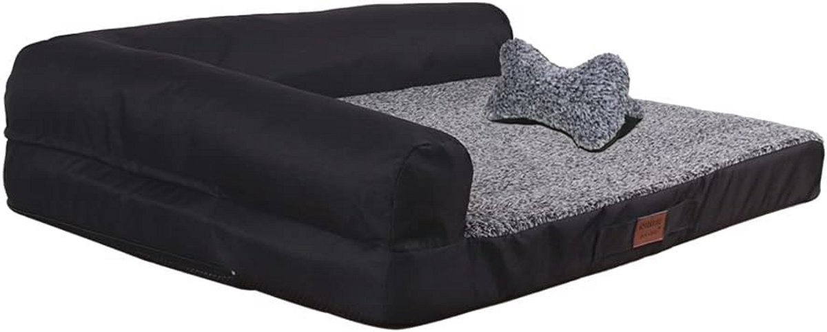 Orthopedische Traagschuim Hondenmatras met Afneembare Hoes - Wasbare en Antislip Hondensofa voor Binnen