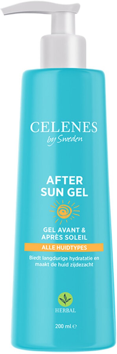 Celenes Herbal Pre-After Sun Gel - 3 x 200 ml - Voordeelverpakking