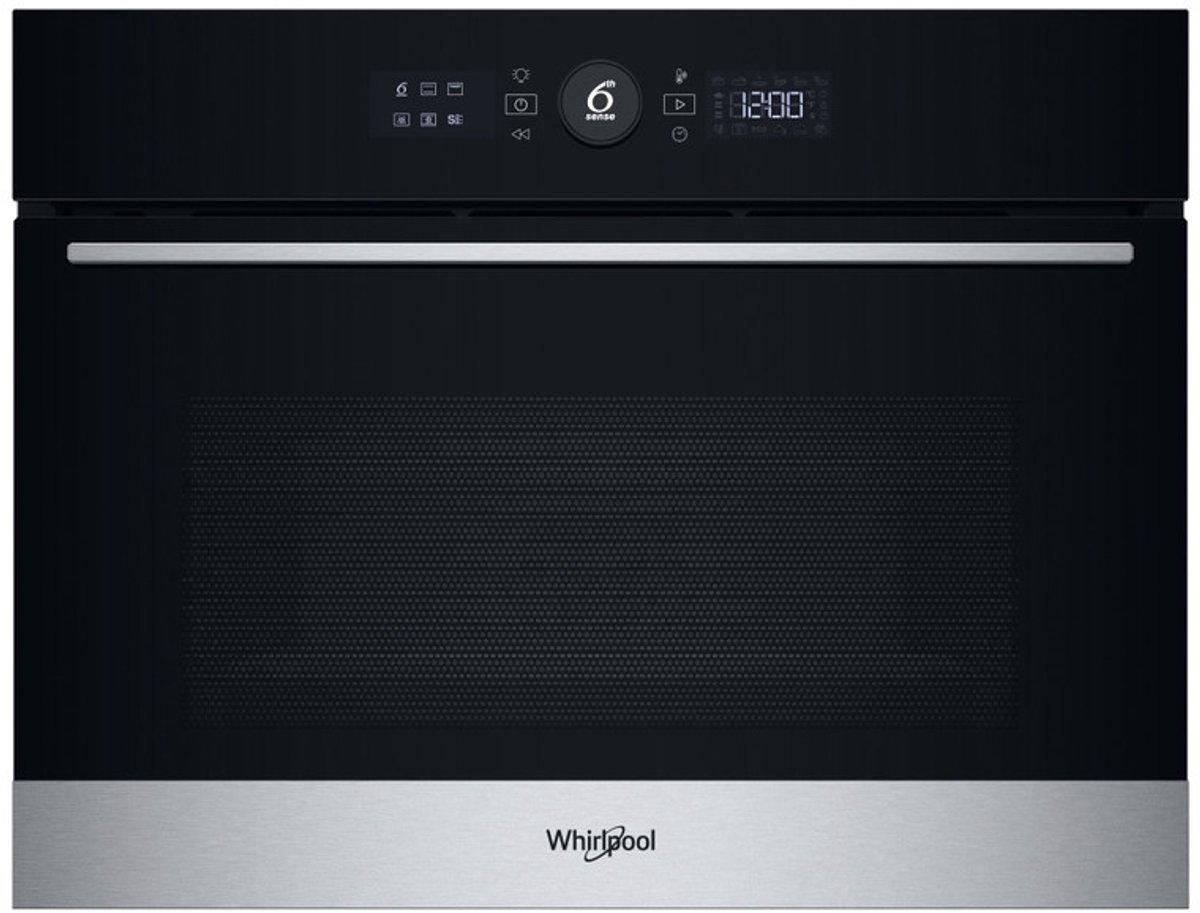 Whirlpool WCC58HMSXA oven 48 l Zwart, Roestvrijstaal